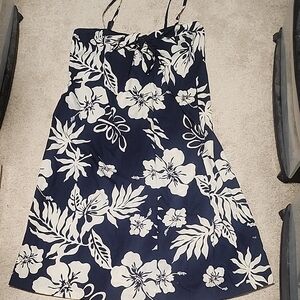 Vintage Princess Kaiulani Hawaiian Tiki Pinup Dress